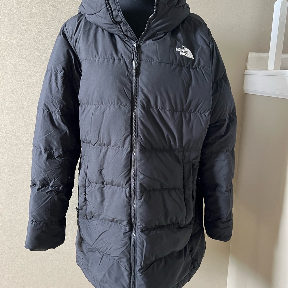 The North Face Black Hooded Puffer Jacket